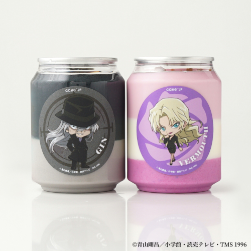 『名探偵コナン』ジン・ベルモットケーキ缶セット（特典ステッカー付）