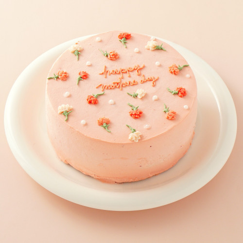カーネーションケーキ / センイルケーキ / 5号サイズ / 母の日《Cake.jp限定》