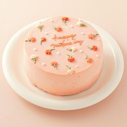 カーネーションケーキ / センイルケーキ / 5号サイズ / 母の日《Cake.jp限定》 母の日2024