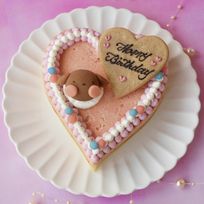 ≪犬用ケーキ≫中・大型犬向け☆ハッピーLOVEフード【お魚のケーキ】 誕生日 お祝い 無添加