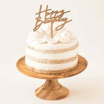 フルール 豆乳クリームのファーストバースデーケーキ 4号 12cm ケーキトッパー付き