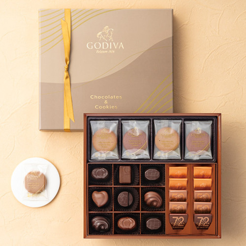 【GODIVA】チョコレート&クッキー アソートメント（チョコレート19粒/クッキー8枚）