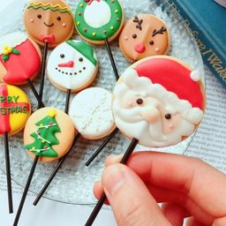 【クリスマス】ロリポップアイシングクッキー２本セット クリスマス2025 