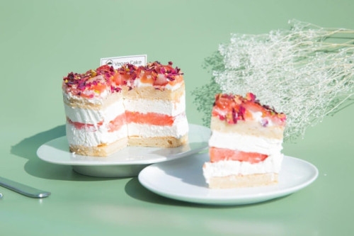 みんなで食べられる奇跡の国産スイカケーキ《ヴィーガン＆グルテンフリー》＜Makuake×Cake.jp アタラシイケーキ発見プロジェクト＞