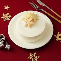 国産小麦粉と安心食材＊雪のケーキ＊4号 クリスマス2024