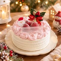 乳幼児向けクリスマスヨーグルトクリームケーキ 4号 12cm  クリスマス2026
