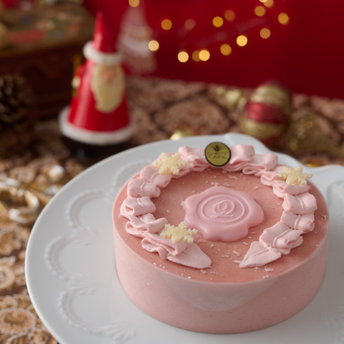 【Q-pot CAFE.】Christmas Ribbon Cake（5号 約4～6名分）クリスマス2023