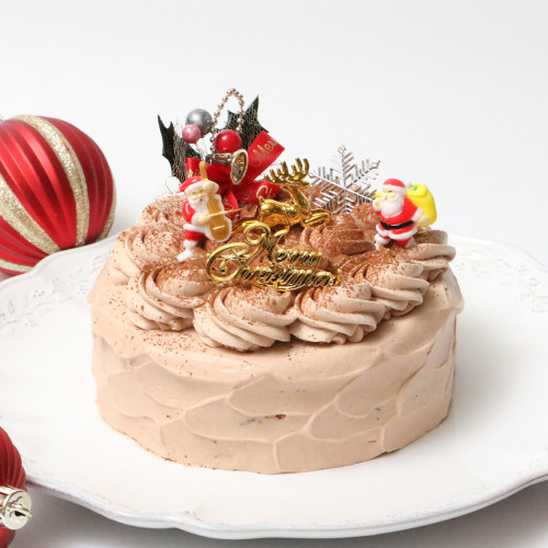 【都内の人気店・パティスリーラヴィアンレーヴ】クリスマスチョコレートケーキ 5号 クリスマス2023
