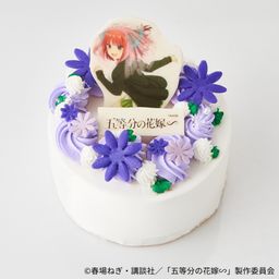 「五等分の花嫁∽」中野二乃 オリジナルケーキ