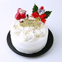 シンプルショートクリスマスケーキ 4号