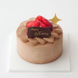 イチゴ生チョコデコレーションケーキ 4号