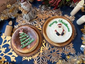 Basque cake and Double cake/ 2個セット/クリスマスケーキ/チーズケーキ/