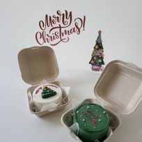 【クリスマス限定】大人気クリスマスランチボックスケーキ！！お弁当ケーキ ♪ 9cm クリスマス2024