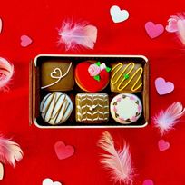 期間限定★カラフルで可愛い(チョコっとショコラver)★アイシングクッキー＆ザクザククッキー缶 