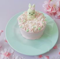 〜春〜うさぎちゃんピンクケーキ