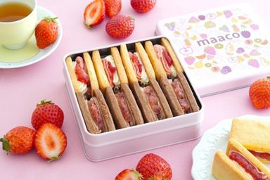 あまおう苺のクッキーサンド(ホワイトチーズ＆ショコラ)  ホワイトデー2026 ひな祭り2026 