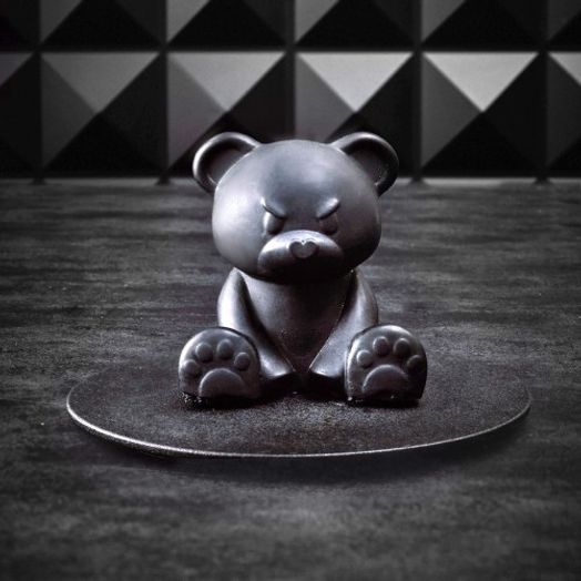 むすッとしたクマのチョコムースケーキ - ブラックパリオリジナル