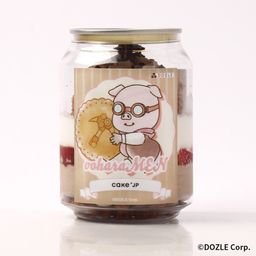 「ドズル社」スイーツポップアップストア『SWEETS POP UP STORE』DOZLE Corp.×Cake.jp オリジナルケーキ缶ダブルチョコレート（おおはらMEN）