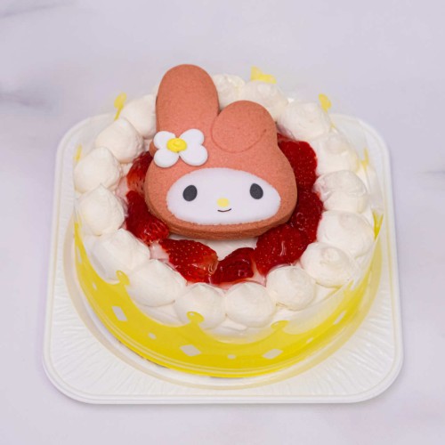 マイメロディクッキーストロベリーケーキ15㎝（キャラメリーゼ） | Cake.jp