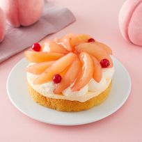 【ガトー・ド・ボワイヤージュ】《夏限定》とろける白桃ケーキ 4号