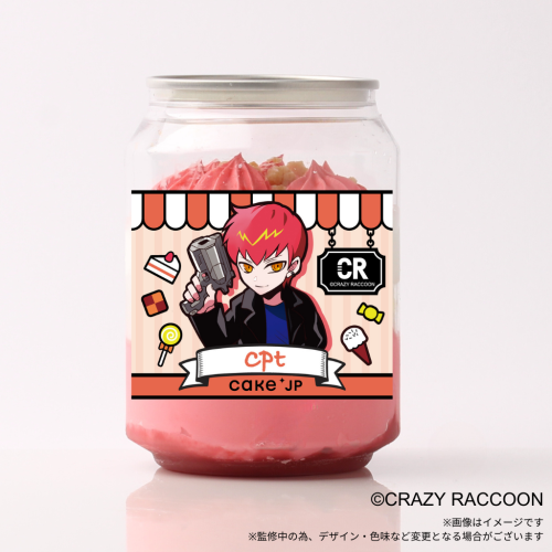 『Crazy Raccoon』Cpt ケーキ缶（いちご味）