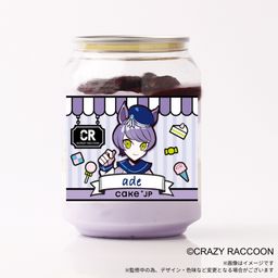 『Crazy Raccoon』ade ケーキ缶（レアチーズ味）