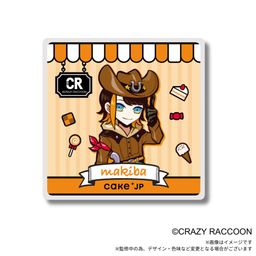 『Crazy Raccoon』makiba アクリルコースター