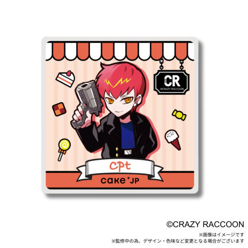 『Crazy Raccoon』Cpt アクリルコースター