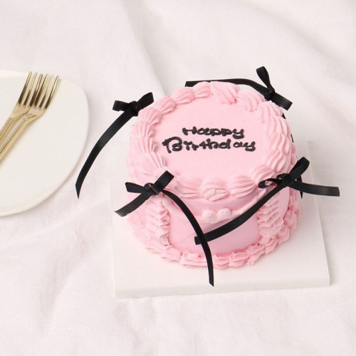 【9色カラバリ】フリルリボンセンイルケーキ 4号