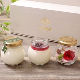 【無添加】 北の白いプリン「ノンノ」 （プリン2個+お花）【お歳暮2025】