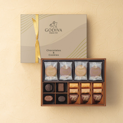 【GODIVA】チョコレート&クッキー アソートメント（チョコレート13粒入/クッキー8枚入）