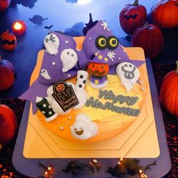 おばけかぼちゃハロウィンケーキ✖️選べるカラー 5号