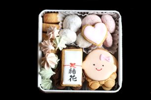 出産内祝いクッキー缶♡女の子（S)