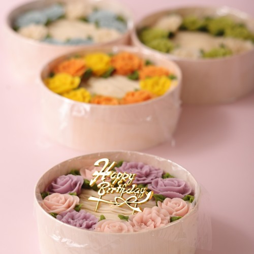 【味やお色が選べる♪】カラバリBirthdayフラワーおはぎボックス 誕生日プレゼント 