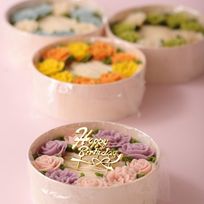 【味やお色が選べる♪】カラバリBirthdayフラワーおはぎボックス 誕生日プレゼント 