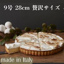 【イタリア産】至福！大人のレモンメレンゲのタルト 9号 約28㎝  カット済み クリスマス 2024