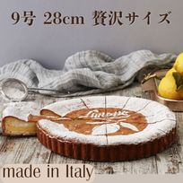 【イタリア産】プレゼントに最適！レモンクリームケーキ 9号 約28㎝ カット済み