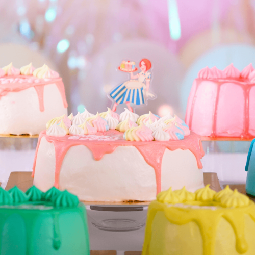 グルテンフリー！米粉シフォンの推し活ケーキ⭐️