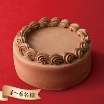 【イタリアントマト】クリスマス お家デコレーションケーキ チョコレート（キャンドル付き） 5号（15cm）クリスマス2024