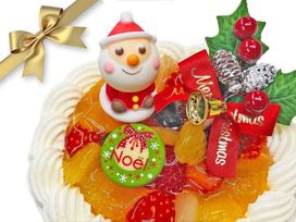 【神戸洋藝菓子ボックサン】ベリーホワイト クリスマスケーキ 4号 クリスマス2024