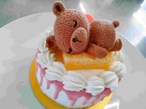 ホールケーキでアニマルズ苺 4号 （藤田菓子舗） | Cake.jp