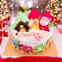 賑やかな街にサンタクロースがプレゼントを持ってきたよ！ クリスマス2025 4号