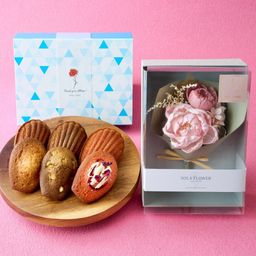 【AND CAKE】マドレーヌ セット&ソラフラワー 母の日のギフト・プレゼント2025