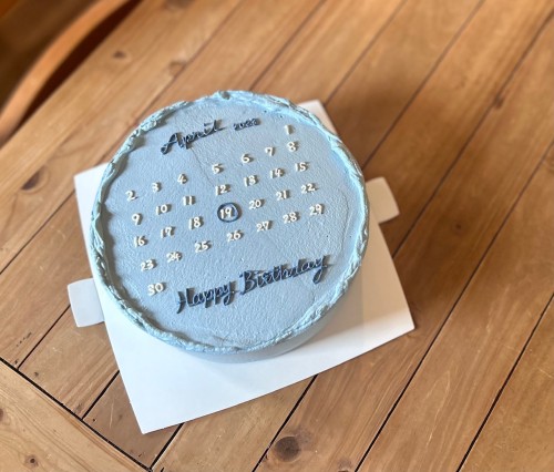 エッジカレンダーケーキ