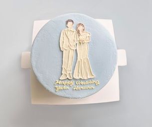 ウエディングレタリングケーキ