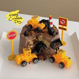 はたらくくるまケーキ