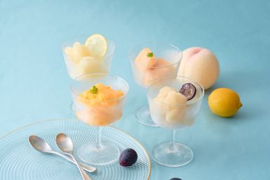 ホシフルーツ フルーツパーラーの凍らせて食べるシャーベット 彩果しずく １０袋