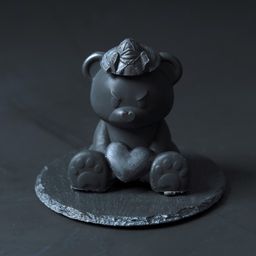 【期間限定】むすッとした侍クマのキャラメルバニラムースケーキ：ハロウィン2025