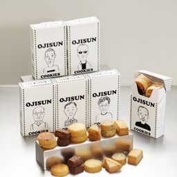 【送料無料、メール便】一度食べたら止まらない タバコ箱入り おじさん おつまみクッキー 6種類セット