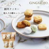 銀河クッキー袋入り5種セット